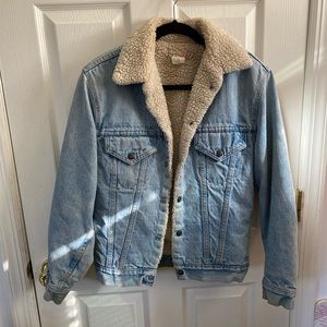 Vintage Levi’s denim Sherpa jacket